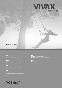 Manual Vivax CFR-249 Freezer