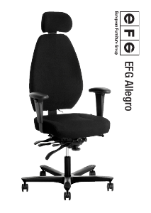 Manual EFG Allegro Cadeira de escritório
