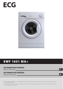 Manuál ECG EWF 1051 MA+ Pračka