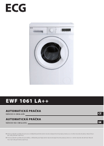 Manuál ECG EWF 1061 LA++ Pračka