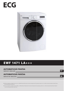 Manuál ECG EWF 1471 LA++ Pračka