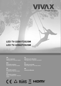 Handleiding Vivax TV-32S61T2S2SM LED televisie