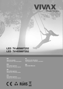 Handleiding Vivax TV-43S60T2S2 LED televisie