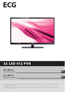 Návod ECG 32 LED 612 PVR LED televízor