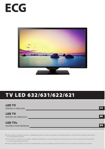 Handleiding ECG TV LED 621 LED televisie