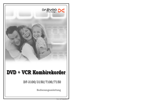 Bedienungsanleitung Daewoo DF-7150 DVD-video Kombination