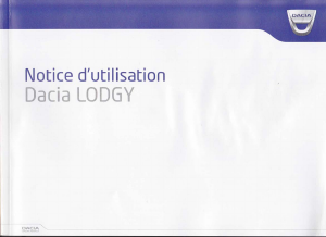 Mode d’emploi Dacia Lodgy (2012)