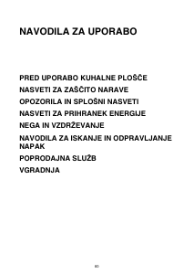 Priročnik Whirlpool AKM 220/NB Grelna plošča