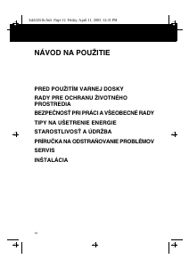 Návod Whirlpool AKM 403/NB/01 Pánt
