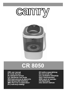 Manual de uso Camry CR 8050 Lavadora