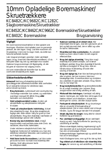 Brugsanvisning Black and Decker KC8462C Bore-skruemaskine