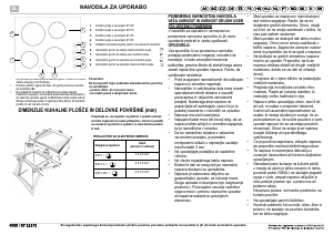 Priročnik Whirlpool AKM 9010/NE Grelna plošča