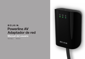 Manual de uso Belkin F5D4074v2 Adaptador de powerline