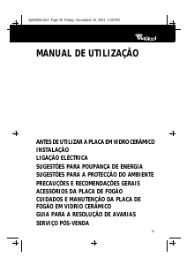 Manual Whirlpool AKM 950/AL Placa