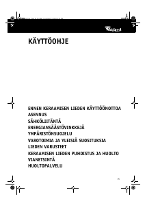 Käyttöohje Whirlpool AKM 951/NE/01 Keittotaso