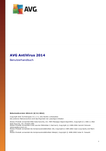 Bedienungsanleitung AVG AntiVirus (2014)