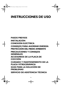 Manual de uso Whirlpool AKM 987/BA/01 Placa