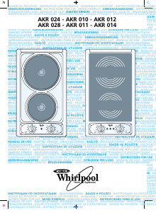 Bedienungsanleitung Whirlpool AKR 012/IX Kochfeld