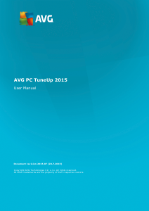 Handleiding AVG PC TuneUp (2015)