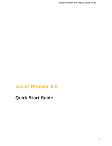 Handleiding Avast Premier 8.0