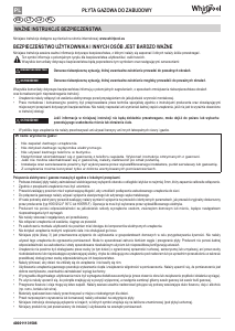 Instrukcja Whirlpool AKT 6465/S Płyta do zabudowy