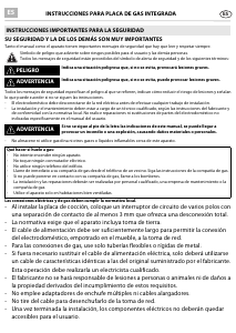 Manual de uso Whirlpool AKT 799/IXL Placa
