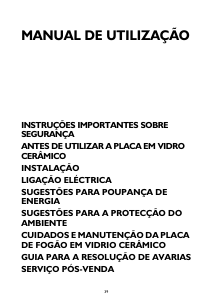 Manual Whirlpool AKT 8090/NE Placa