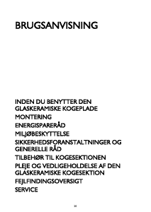 Brugsanvisning Whirlpool AKT 809/NE N Kogesektion