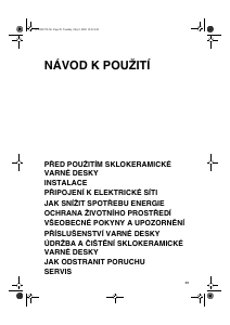 Manuál Whirlpool AKT 820/NE Varná deska