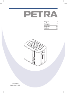 Bruksanvisning Petra Alu TA 58.07 Brödrost