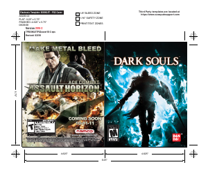 Manual Sony PlayStation 3 Dark Souls