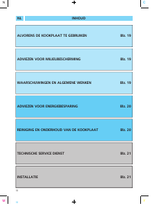 Handleiding Whirlpool G2P HE61/WH Kookplaat
