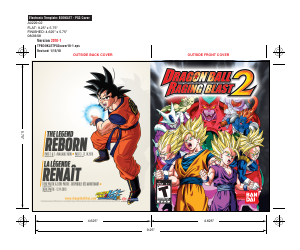 Manual Sony PlayStation 3 Dragon Ball Z - Rading Blast 2