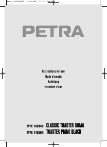 Manuale Petra Bologna TA 55.07 Tostapane