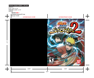 Mode d’emploi Sony PlayStation 3 Naruto - Ultimate Ninja Storm 2