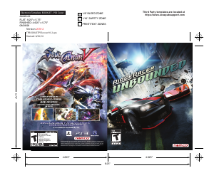 Handleiding Sony PlayStation 3 Ridge Racer - Unbounded