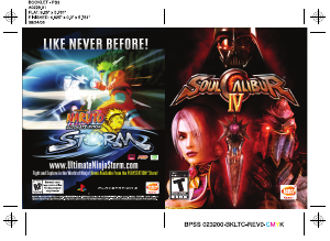 Mode d’emploi Sony PlayStation 3 Soul Calibur IV