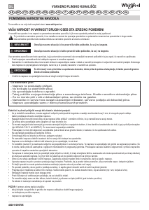 Priročnik Whirlpool GOA 9523/WH Grelna plošča