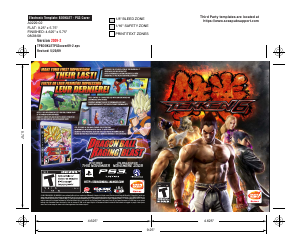 Manual Sony PlayStation 3 Tekken 6