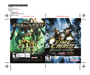 Handleiding Sony PlayStation 3 Time Crisis - Razing Storm