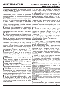 Priročnik Whirlpool GOW 7523/WH Grelna plošča