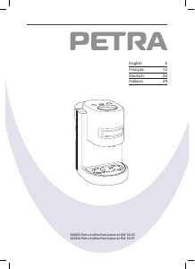 Bedienungsanleitung Petra KM 34.00 Kaffeemaschine