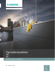 Brugsanvisning Siemens SX75M032EU Opvaskemaskine