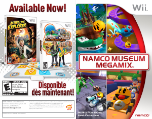 Mode d’emploi Nintendo Wii Namco Museum Megamix