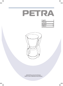 Bedienungsanleitung Petra KM 55.07 Bologna Kaffeemaschine