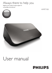 Manual Philips HMP7100 Media Player