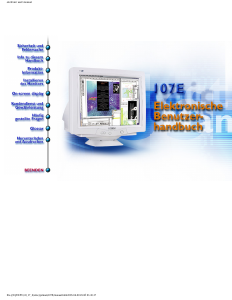 Manual Philips 107E60 Monitor