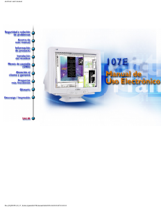 Manual de uso Philips 107E66 Monitor