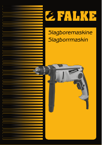 Bruksanvisning Falke 37501 Slagborrmaskin