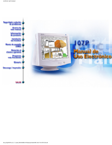 Manual de uso Philips 107P50 Monitor